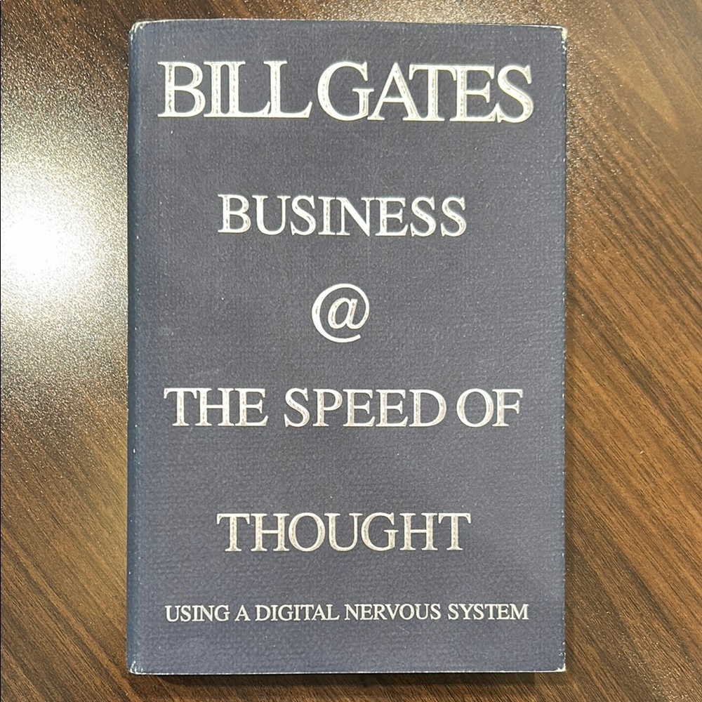 Bill Gates Business @ the Speed of Thought Book hardcover FREE WITH PURCHASE !!!